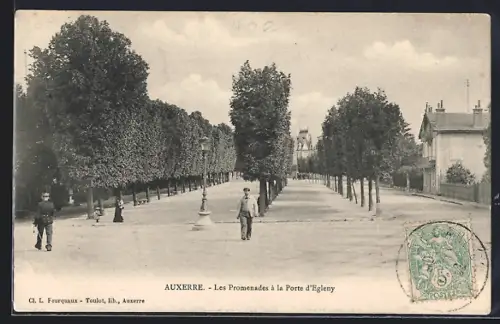 AK Auxerre, Les Promenades à la Porte d`Egleny