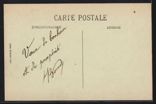 AK Auxerre, Vue générale vers les Usines Guillet et fils depuis l`Observatoire Manifacier