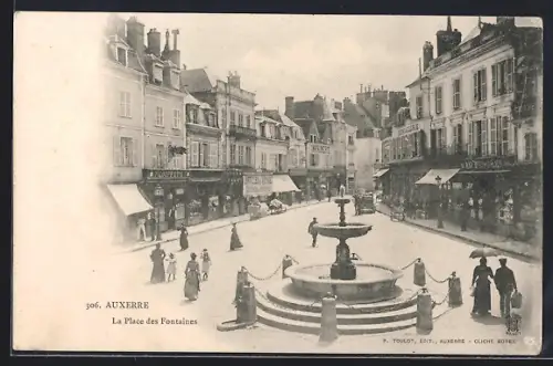AK Auxerre, La Place des Fontaines