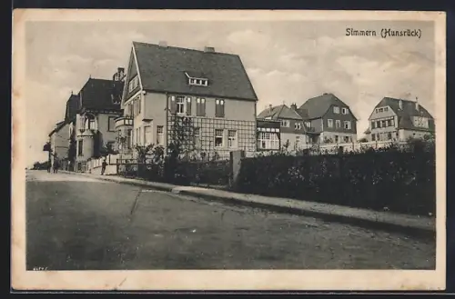 AK Simmern / Hunsrück, Ortsansicht