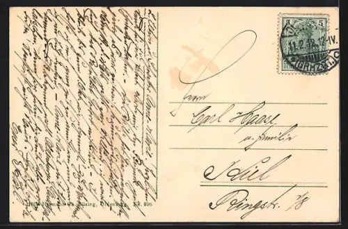 AK Oldenburg / O., Friedensplatz, Partie mit Abzweig, Kirche, Strasse u. Geschäften