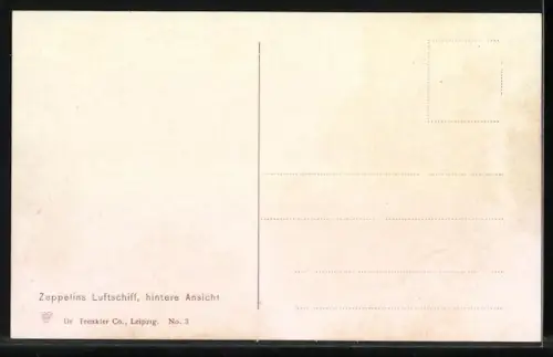 AK Luftschiff Zeppelin, Modell 4 auf dem Wasser