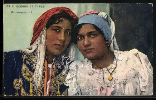 AK Mauresques, arabische Volkstypen
