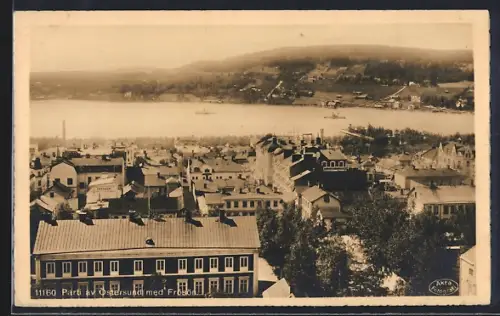 AK Östersund, Parti av Östersund med Frösön