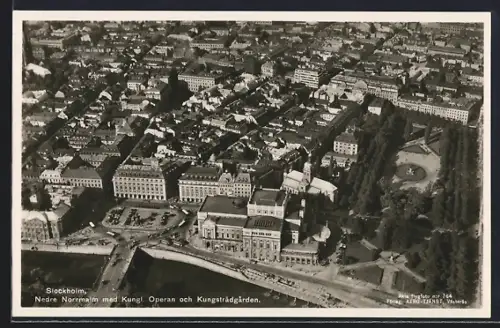 AK Stockholm, Nedre Norrmalm med Kungl. Operan och Kundsträdgarden