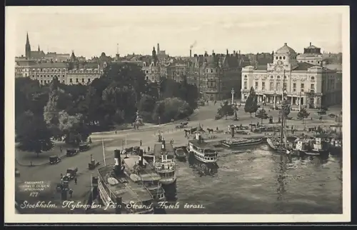 AK Stockholm, Flybroplan fran Strand Hotels terass