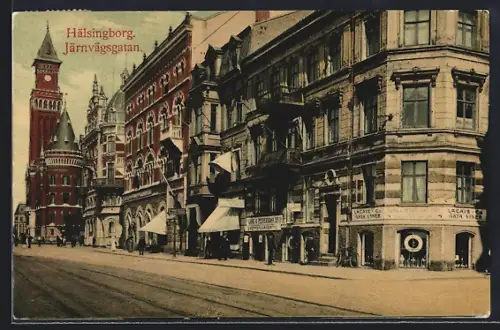 AK Hälsingborg, Järnvägsgatan, Lund & Pettersons Eftf.