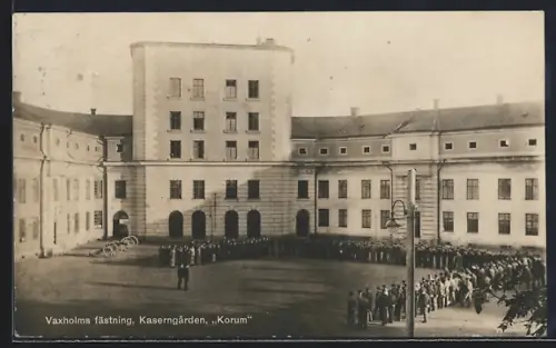 AK Vaxholm, Vaxholms fästning, Kaserngarden Korum