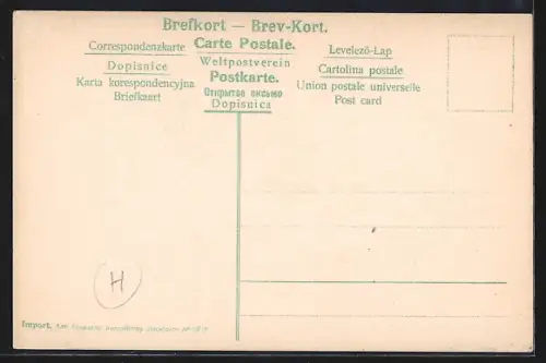 AK Linköping, Strassenpartie mit Gebäudeansicht