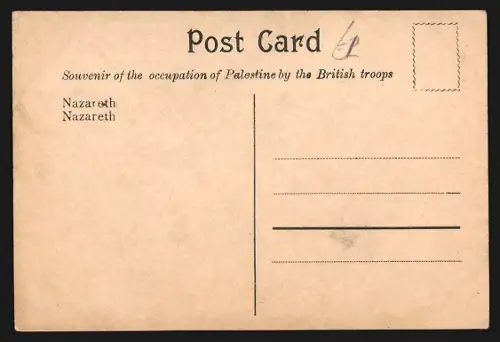 AK Nazareth, Ortsansicht aus der Vogelschau