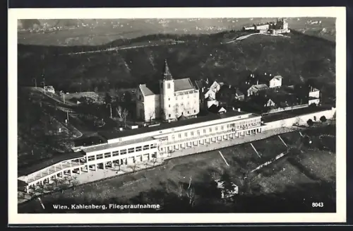 AK Wien-Kahlenberg, Fliegeraufnahme