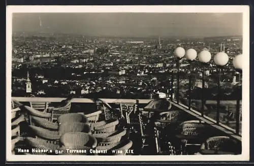 AK Wien, Hans Hübners Bar Terrasse Cobenzl