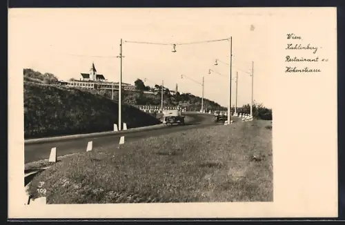 AK Wien, Kahlenberg, Restaurant an der Höhenstrasse