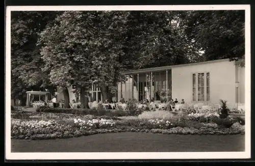 AK Lindau im Bodensee, Internationale Spielbank mit Gartenanlage