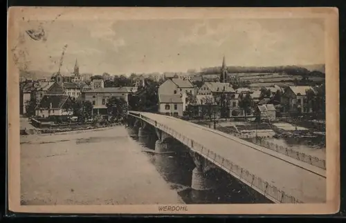 AK Werdohl, Flusspartie mit Brücke