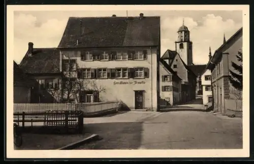 AK Messkirch, Gasthaus z. Traube, Bes. A. Schwager