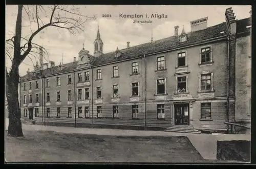 AK Kempten / Allgäu, Partie an der Jllerschule