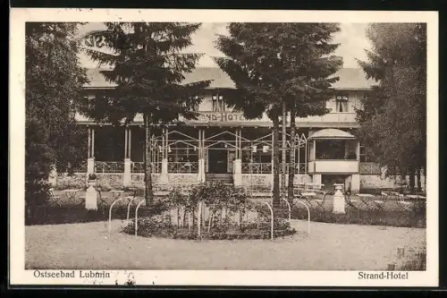 AK Lubmin, Strand-Hotel mit Park