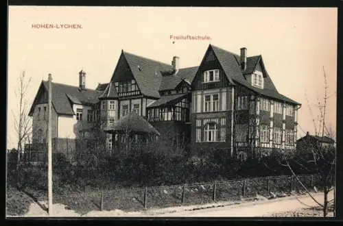 AK Hohen-Lychen, Partie an der Freilichtschule