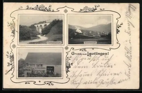 AK Lautlingen, Handlung von Viktor Stehle, Eisenbahnbrücke