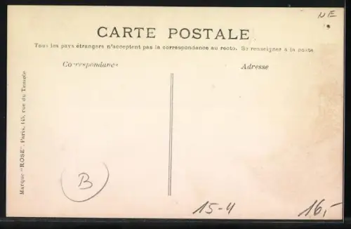 AK Aviateur Leon Delangrange vor seinem Flugzeug vom Typ Blériot