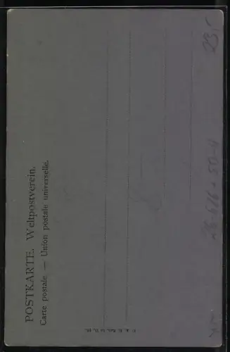 Künstler-AK Handgemalt: Singender Frosch