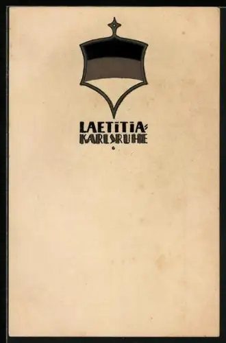 AK Karlsruhe, Laetitia, Studentenwappen