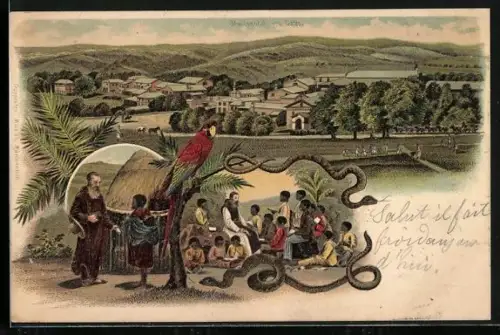Lithographie Mariannhill, Panorama