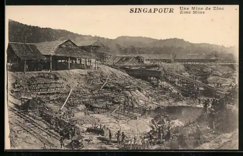 AK Singapur, Une Mine de Zine, Bergbau