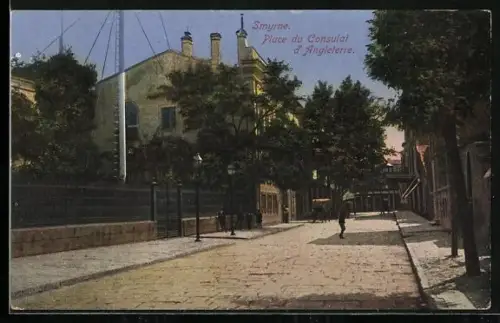 AK Smyrne, Place du Consulat d`Angleterre