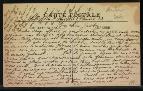 AK Salles-sur-l`Hers, Rue du Marché