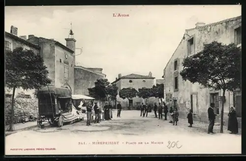 AK Mirepeisset, Place de la Mairie