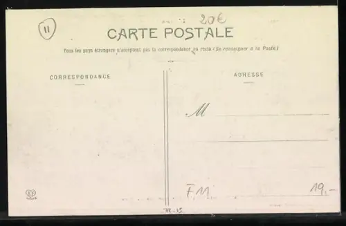 AK Mirepeisset, Place de la Mairie