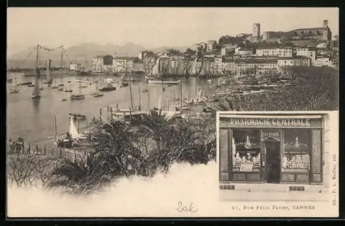 AK Cannes, Pharmacie Centrale, 21 Rue Félix Faure, Apotheke