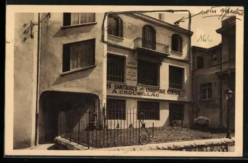 AK Grasse, Installations Sanitaires A. Crousillac, 8 Place de la Foux