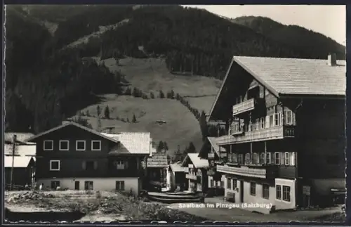 AK Saalbach, Ortsansicht