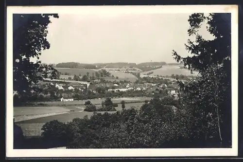 AK Neuhofen a. d. Krems, Ortsansicht aus der Vogelschau
