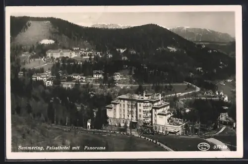 AK Semmering, Palasthotel mit Panorama