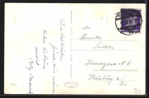 AK Semmering, Palasthotel mit Panorama