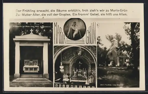AK Wien, Kirche Maria Grün, Waldkapelle