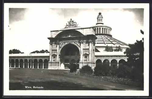 AK Wien, Rotunde mit Anlagen