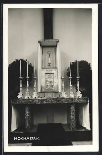 AK Wien, Dornbach, Dornbacher Pfarrkirche, Rupertusplatz, Hochaltar