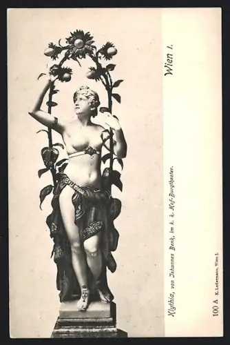 AK Wien, Klythia von Johannes Benk im k. k. Hof-Burgtheater