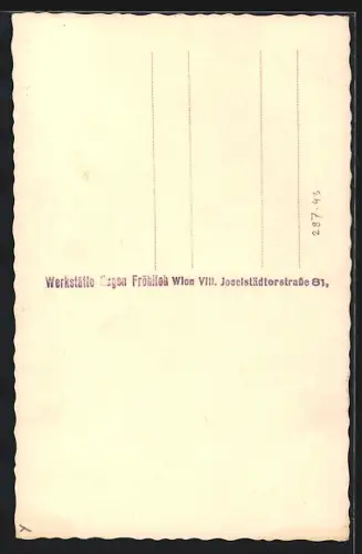 Foto-AK Wien, Mauer, Waldandacht