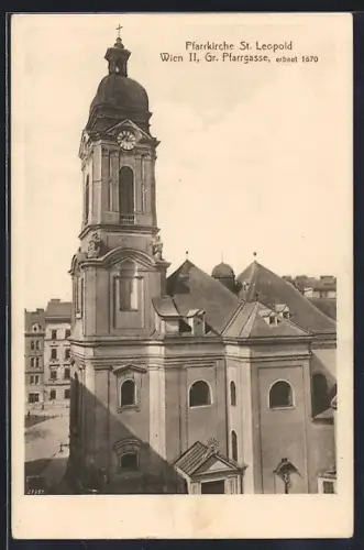 AK Wien, XXIII., Internationaler Eucharistischer Kongress 1912, Pfarrkirche St. Leopold, Grosse Pfarrgasse