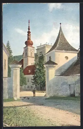 AK Heiligenkreuz, Partie am Stift