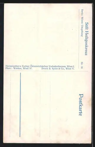 AK Heiligenkreuz, Partie am Stift