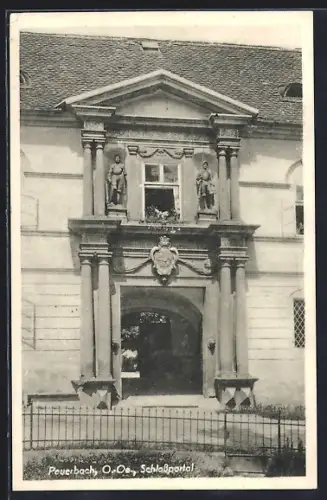 AK Peuerbach /O.-Oe., Schlossportal