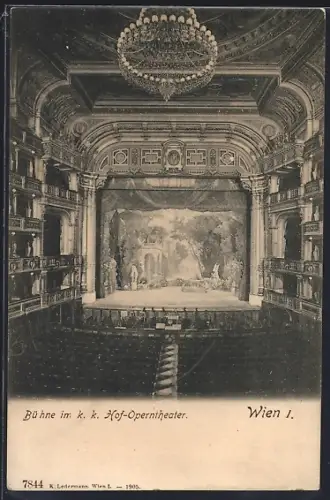 AK Wien, K. k. Hof-Operntheater, Bühne