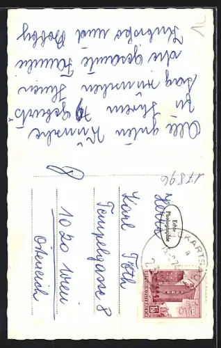 AK Eckartsau /N. Ö., Ostportal des Jagdschlosses